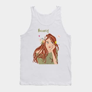 Young Woman Tank Top